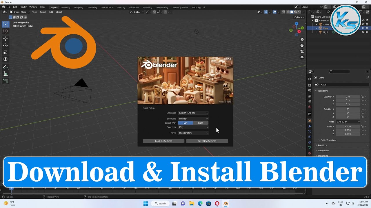 vksytc's tweet card. ✅ How To Download And Install Blender 3.5 On Windows 11/10