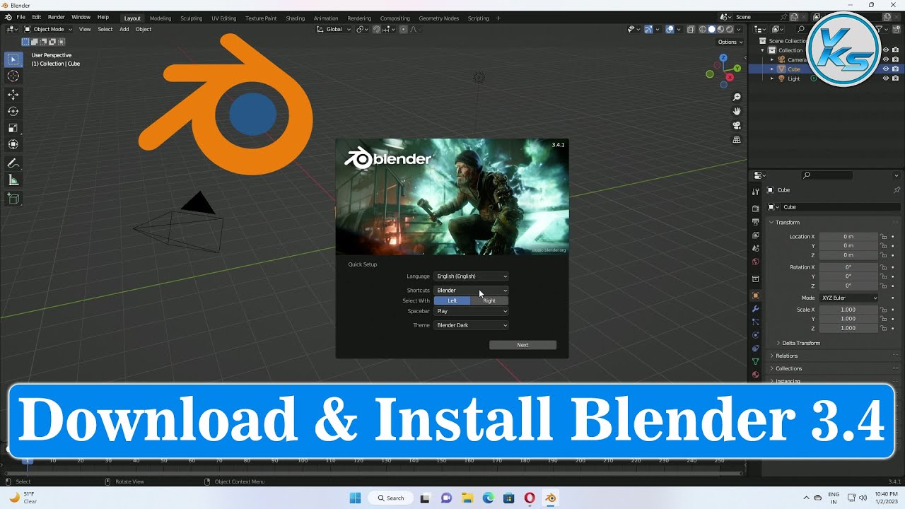 vksytc's tweet card. ✅ How To Download And Install Blender 3.4 On Windows 11/10