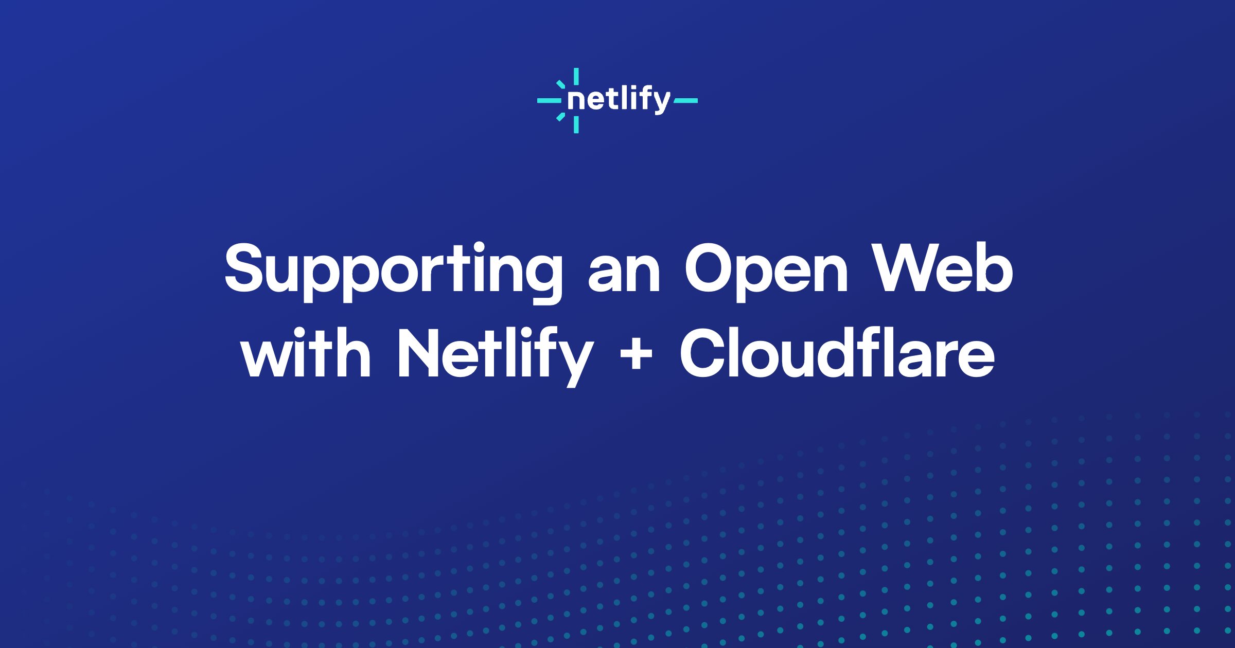 Netlify's tweet card. Netlify and Cloudflare have come together to support standout frameworks like TanStack, Astro, and others that are shaping the future of web development.