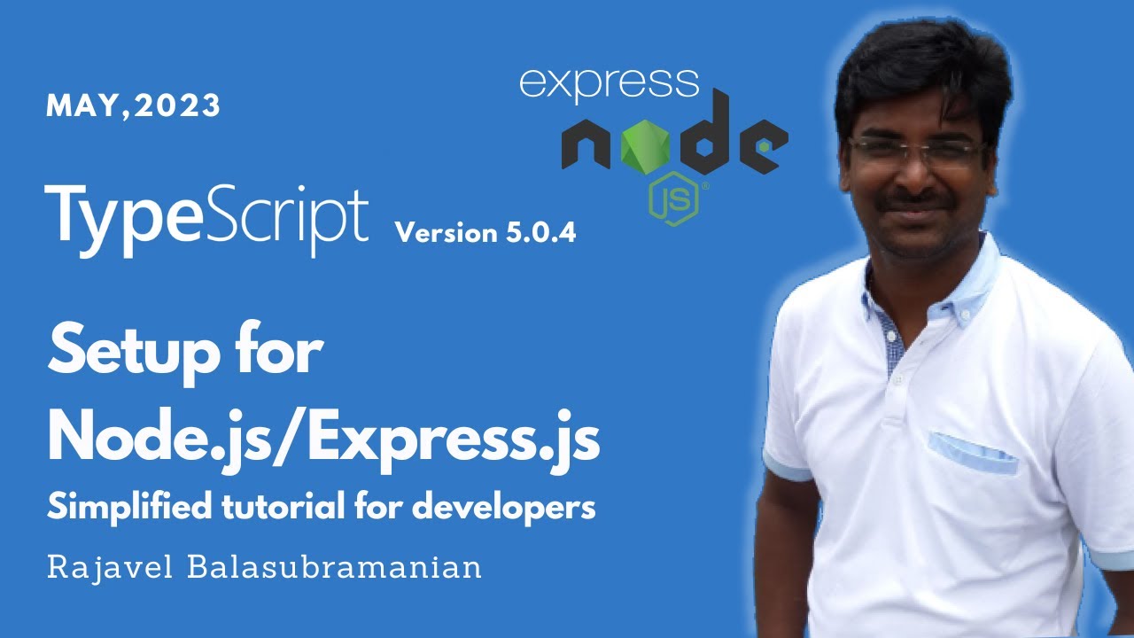 crtvecode's tweet card. TypeScript setup for Node.js/Express.js - Simplified tutorial for...