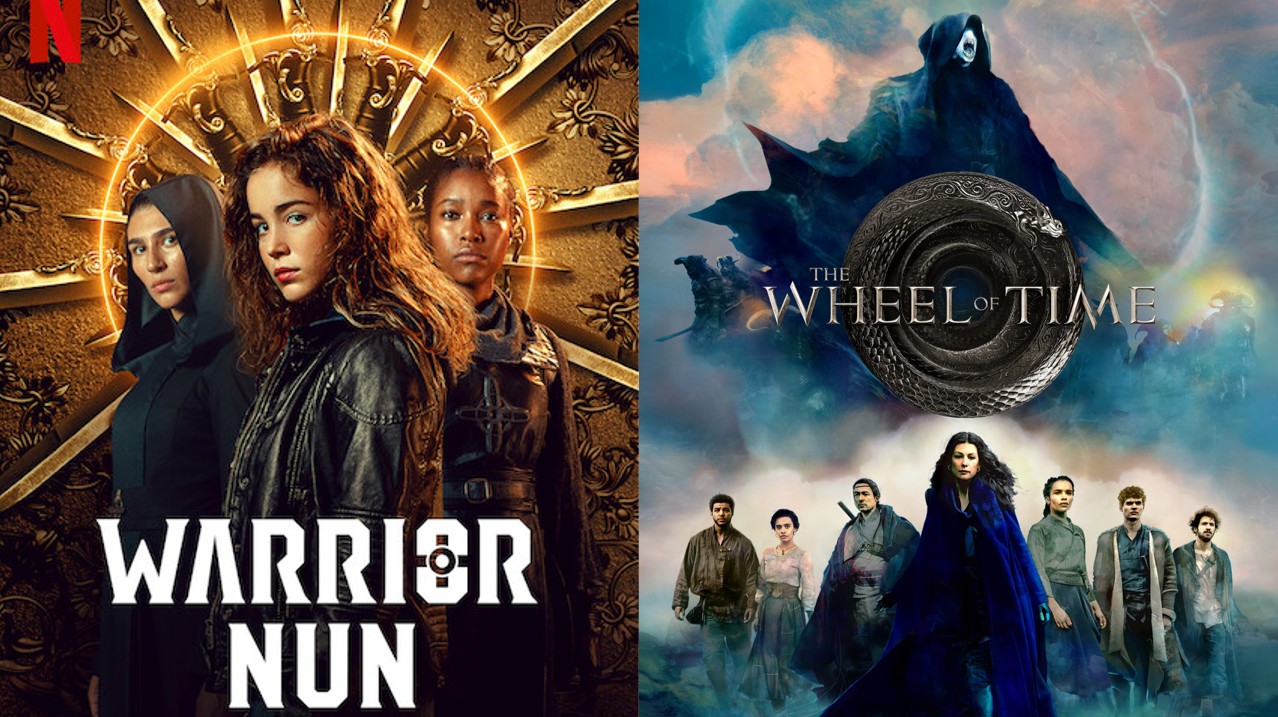 CancelledSciFi's tweet card. How can fans save Warrior Nun and The Wheel of Time from cancellation?