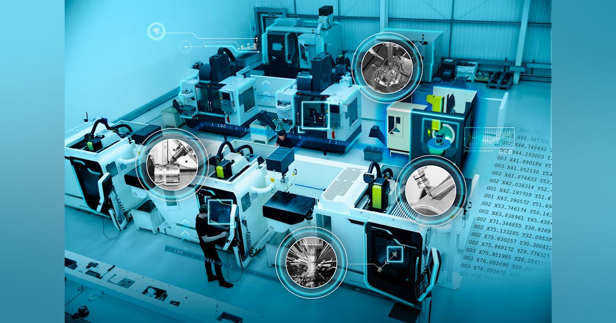 MachineDesign's tweet card. From manual processes to data management to a retiring workforce to equipment maintenance, there is no shortage of challenges for today’s machine shop. Is smart manufacturing ...