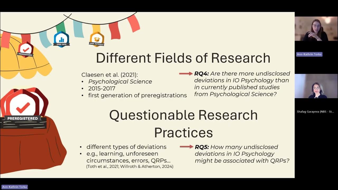 ReproTeaUEA's tweet card. Pre registration in IO Psychology: Findings from a Systematic Review