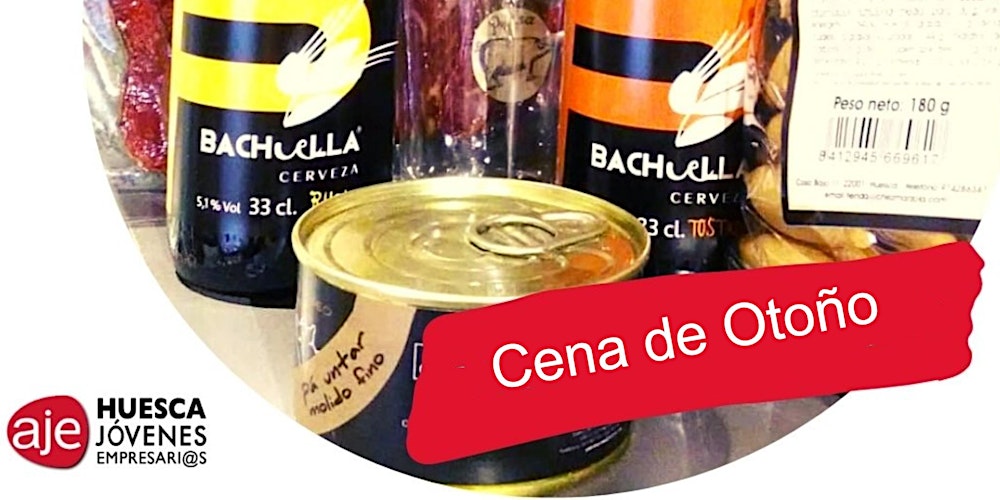 HuescaAje's tweet card. Cena de Otoño Online para Empresarios, Emprendedores y Profesionales de la Provincia de Huesca