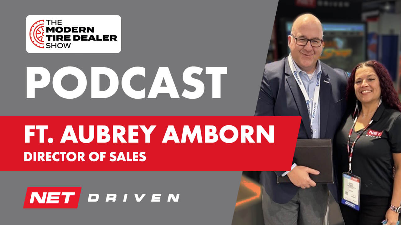 getnetdriven's tweet card. On a new episode of The Modern Tire Dealer Show, Aubrey Amborn, Director of Sales at Net Driven, shares her expert insights on understanding and adapting to customers' evolving shopping preferences.