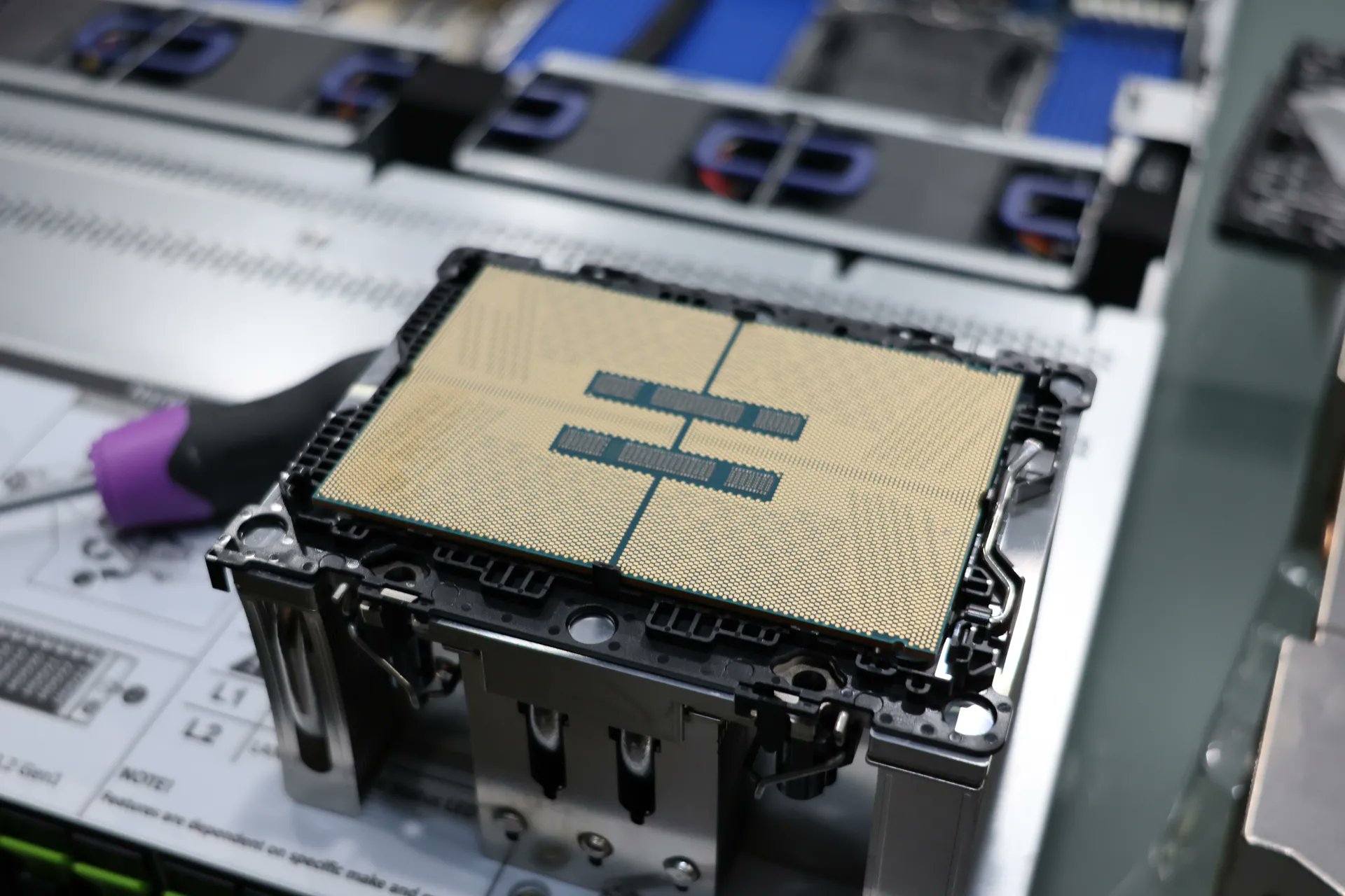 GigaComputing's tweet card. Next week marks one year since the launch of the Xeon 6900P series Granite Rapids server processors.