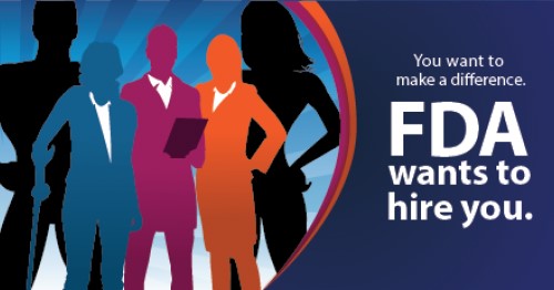 FDAJobs's tweet card. A listing of positions that are being filled under an excepted hiring authority, Title 21, Section 3072 of the 21st Century Cures Act.