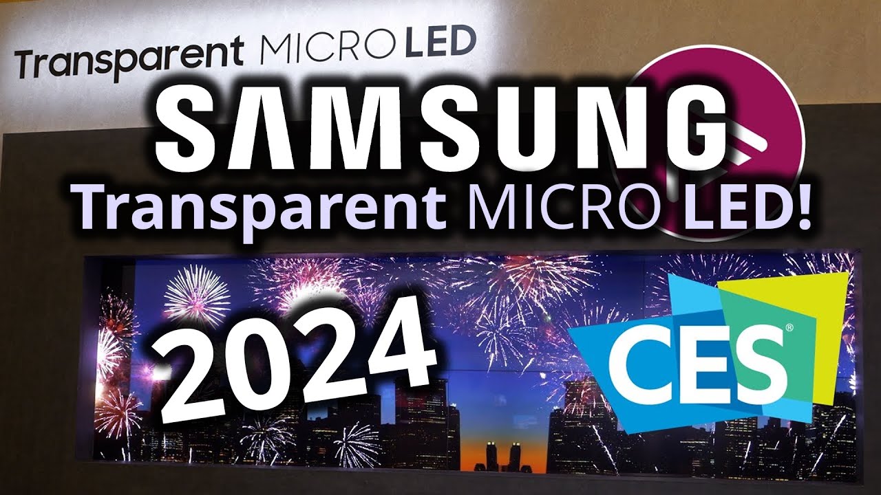 consultancy_fx's tweet card. CES 2024: Samsung Transparent MicroLED & New 76 inch MicroLED