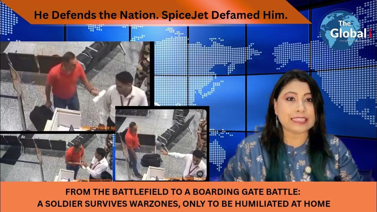 BipsBak's tweet card. A Soldier Defends the Nation. SpiceJet Defames Him