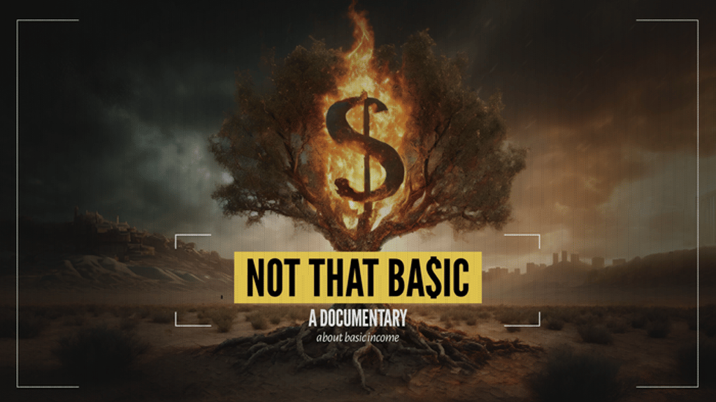 UBI4ALL_'s tweet card. A big picture documentary on how basic income addresses global exploitation, inequality and the environmental crisis.