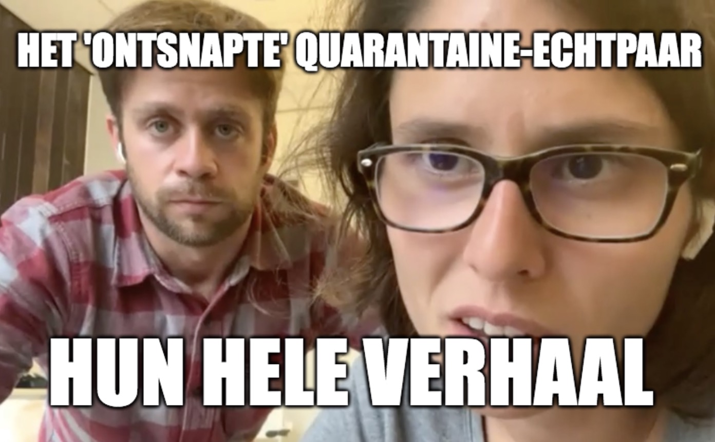 geenstijl's tweet card. Gevangen in een Kafkaëske (nooit gelezen) koortsdroom. **UPDATE: echtpaar is VRIJ - zie onderaan**