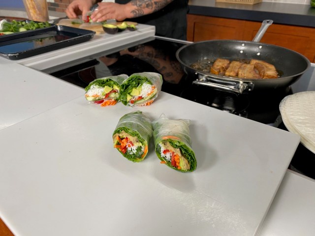 kmillerlib's tweet card. Javier Ayala, Head Chef Pilot Project Brewing 2140 North Milwaukee Ave., Chicago, IL 60647 Events: Recipe: Spring Rolls Ingredients: 1 pkg of rice paper 1 pkg of rice vermicelli 1 head butter leaf …