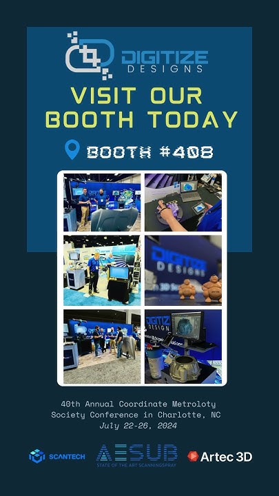 DigitizeDesigns's tweet card. Visit #CMSC2024 to compare CREAFORM with other leading 3D Scanner...