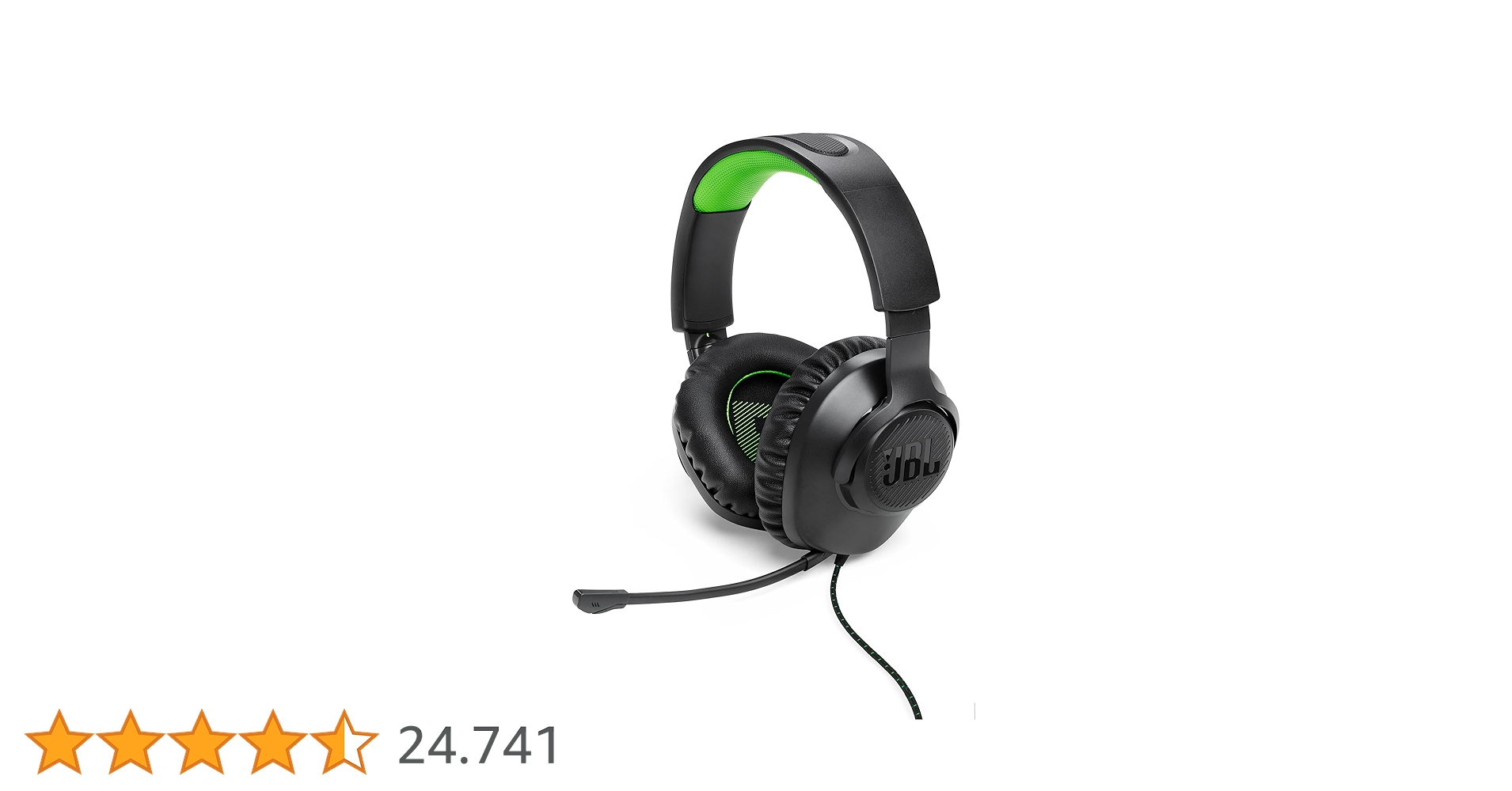Techadd_Offerte's tweet card. JBL Quantum 100X Cuffie Gaming Over-Ear con Filo, Headset da gioco con Microfono Boom Direzionale...