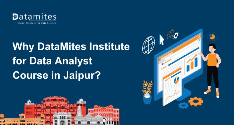 DataMites's tweet card. Join DataMites Institute in Jaipur for the Data Analyst course trusted training with expert mentors, real-world projects, certified internships, and placement support. Build skills and confidence to...