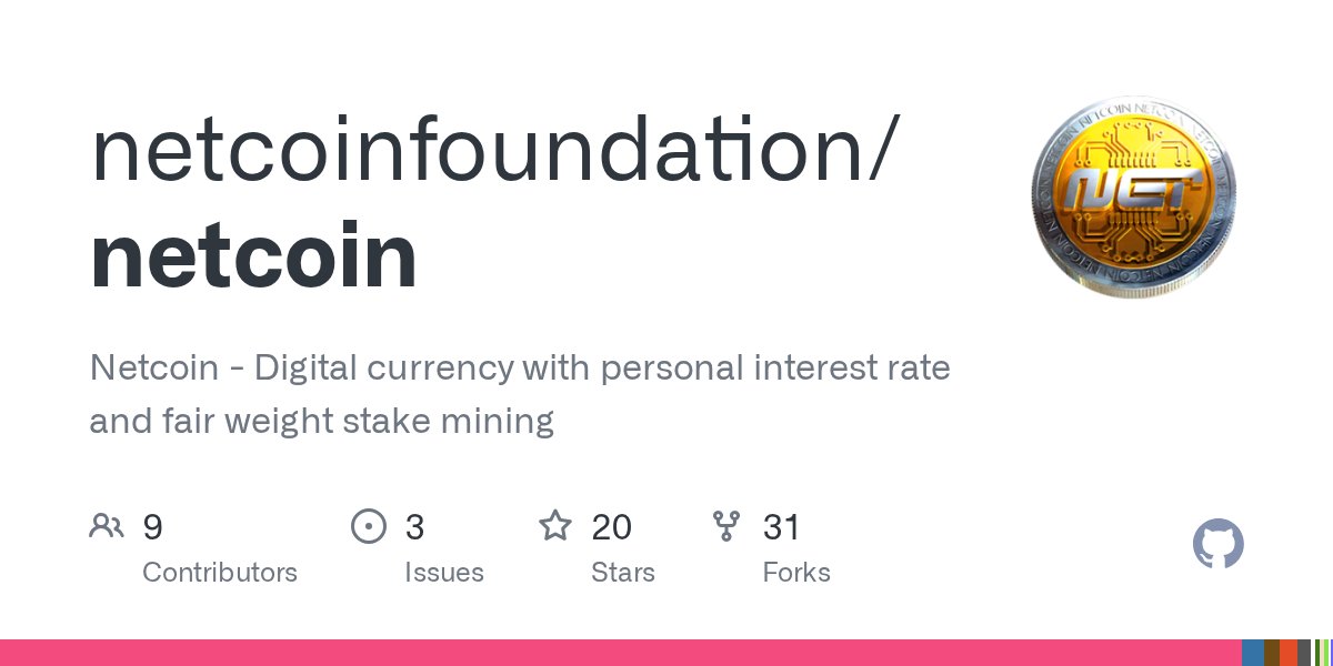 NETCOIN_NET's tweet card. Netcoin - Digital currency with personal interest rate and fair weight stake mining - netcoinfoundation/netcoin