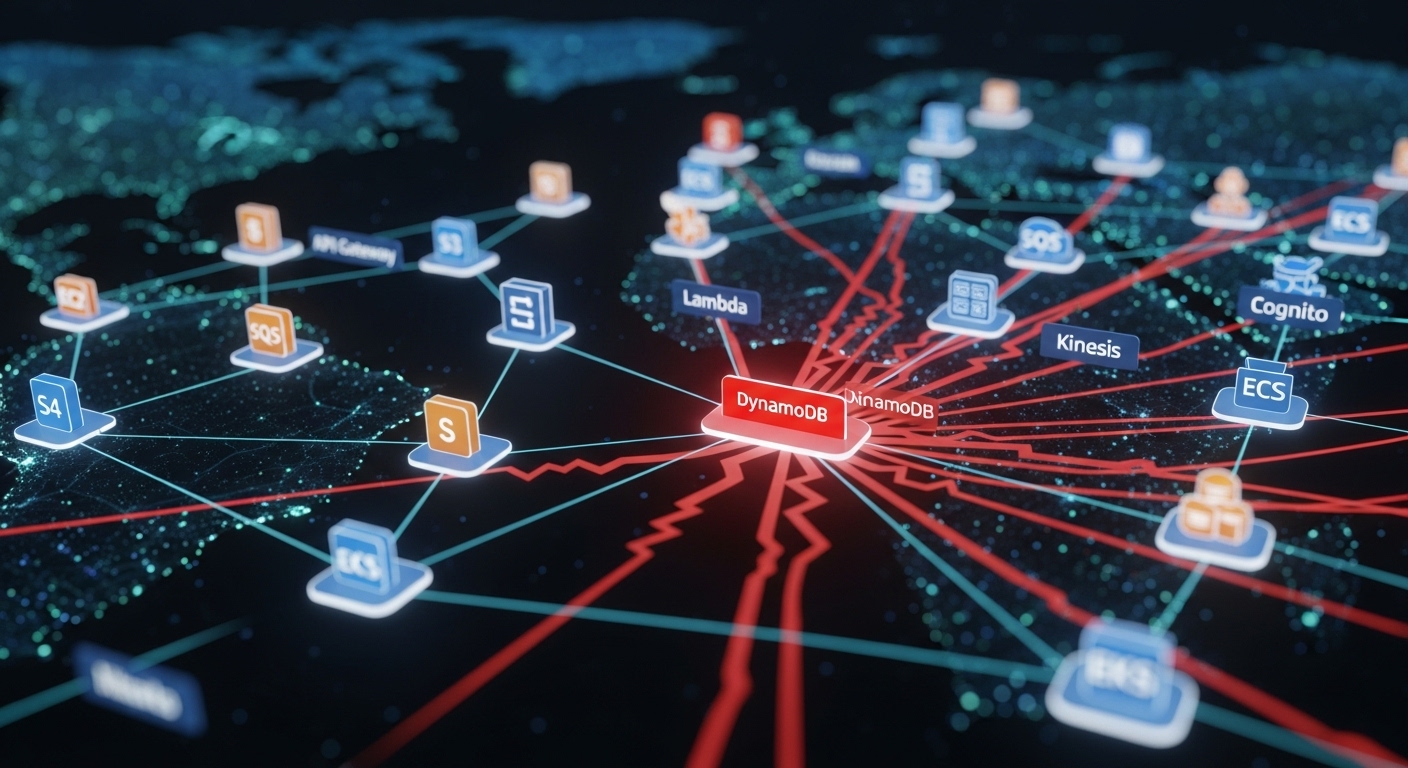 RootLogicDev's tweet card. A deep technical analysis of the October 20, 2025 AWS outage, revealing how a localized DNS failure cascaded globally due to systemic architectural vulnerabilities and highlighting critical lessons...