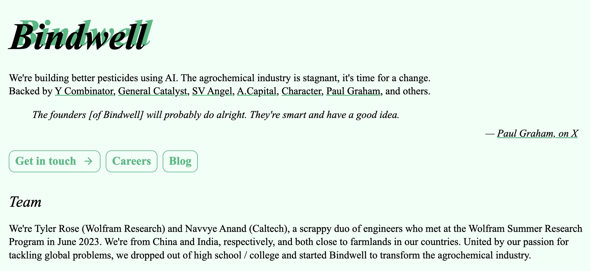 CorinWagen's tweet card. Corin interviews Navvye about pesticide discovery, the advantages that ML gives them, and what areas of research he's most excited about.