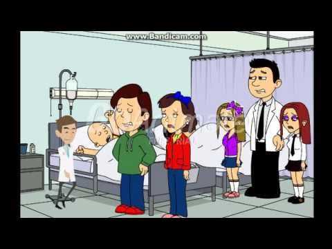 ZKey10Aether's tweet card. Stephanie and Rosie breaks on leg Eric and Caillou's\Grounded