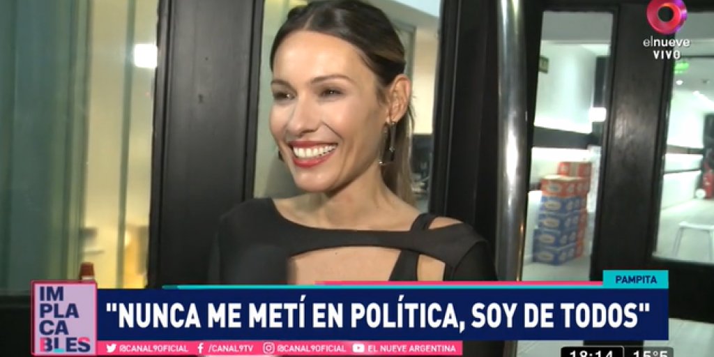 implacablesC9's tweet card. Mientras acompaña a su marido en su carrera política, la conductora retomó sus actividades y habló sobre el vínculo con la China Suárez.