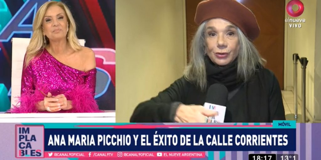 implacablesC9's tweet card. Hablamos con la actriz de amplia trayectoria sobre Perdidamente, la obra de la que forma parte en calle Corrientes.