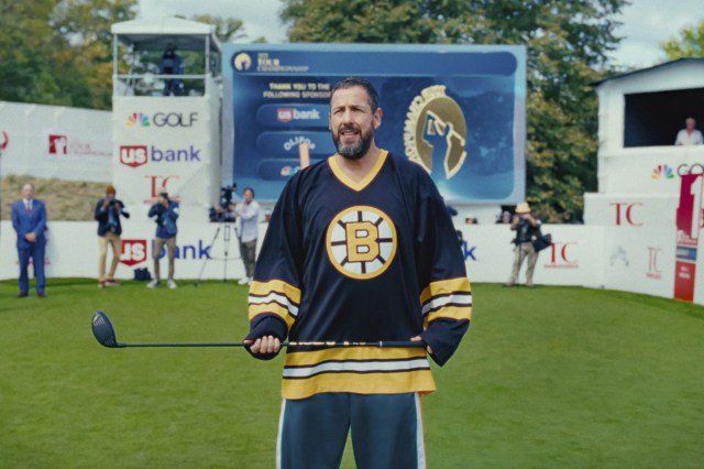 take2blog's tweet card. Adam Sandler returns as Happy Gilmore for a sequel 29 years later. Was the iconic character’s return to the links worth it? Rebecca Kivak and Joe Baress review “Happy Gilmore 2.”