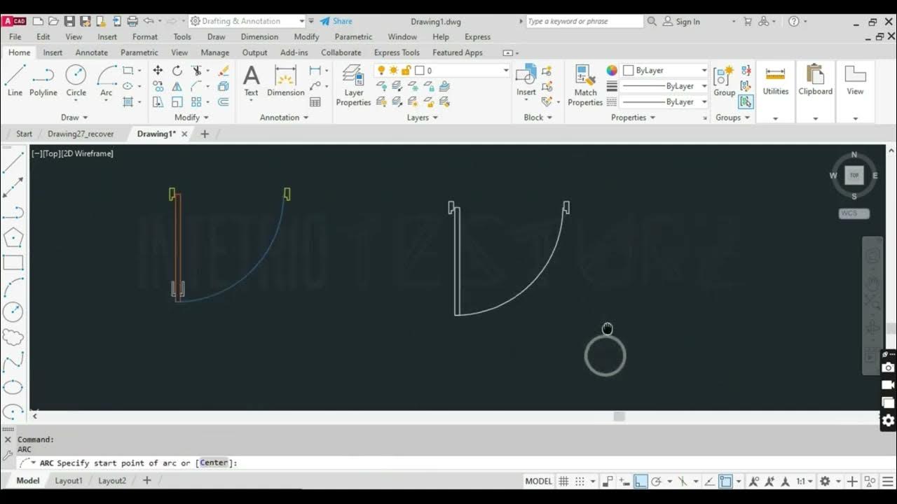PSeyedan's tweet card. How to Model a Door in AutoCAD | Quick & Easy