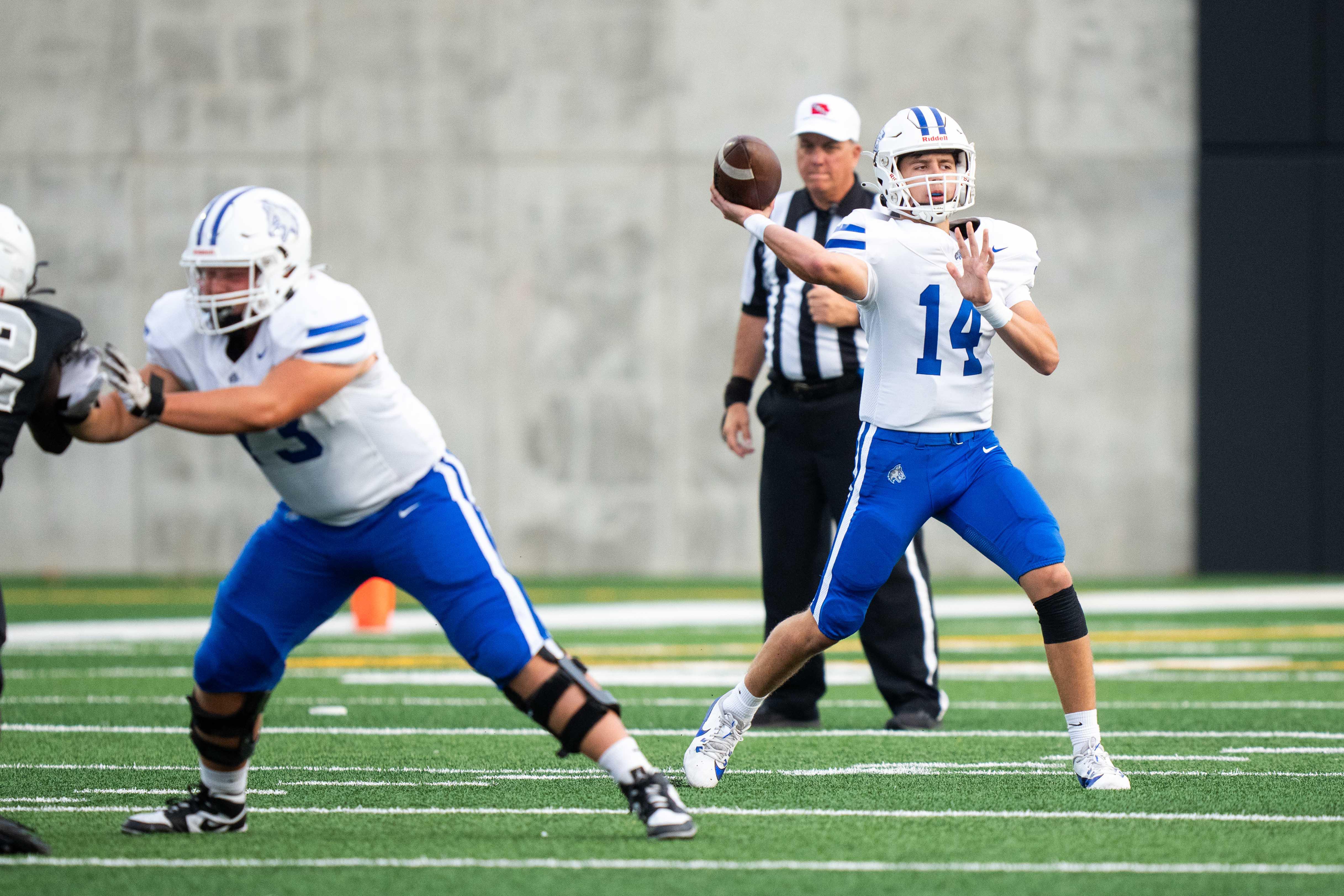 DMRails_FB's tweet card. Vote for the best junior in Iowa high school football.