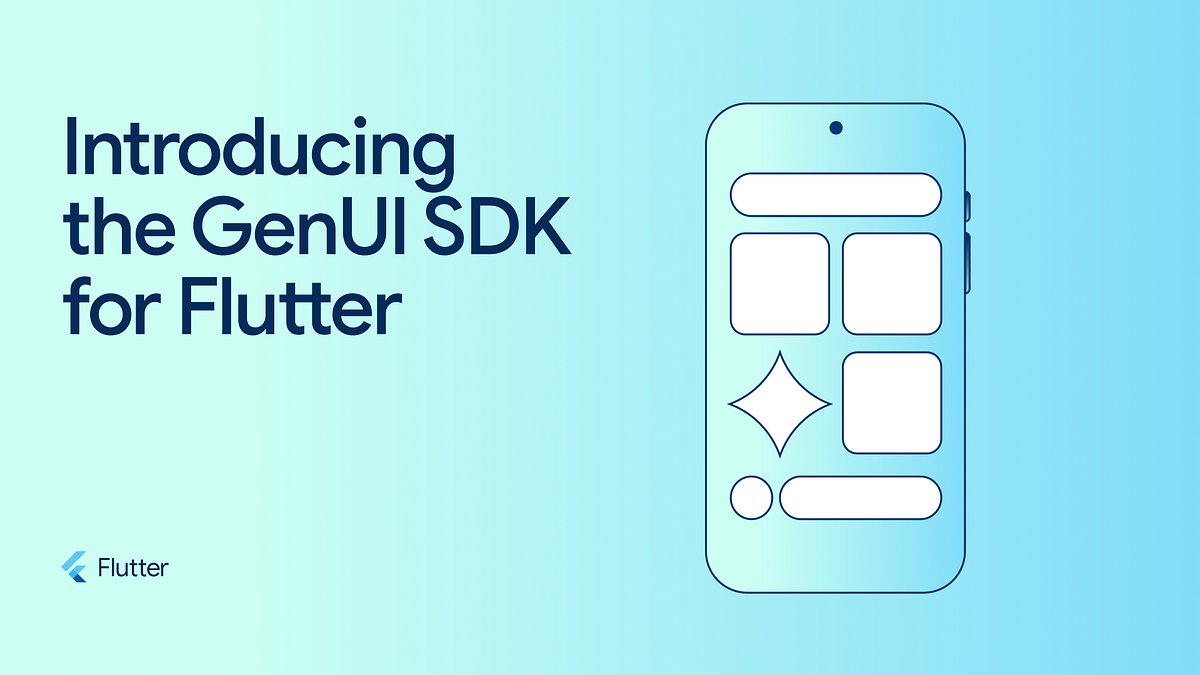 sethladd's tweet card. We’re thrilled to introduce GenUI SDK for Flutter, now available in alpha on pub.dev.