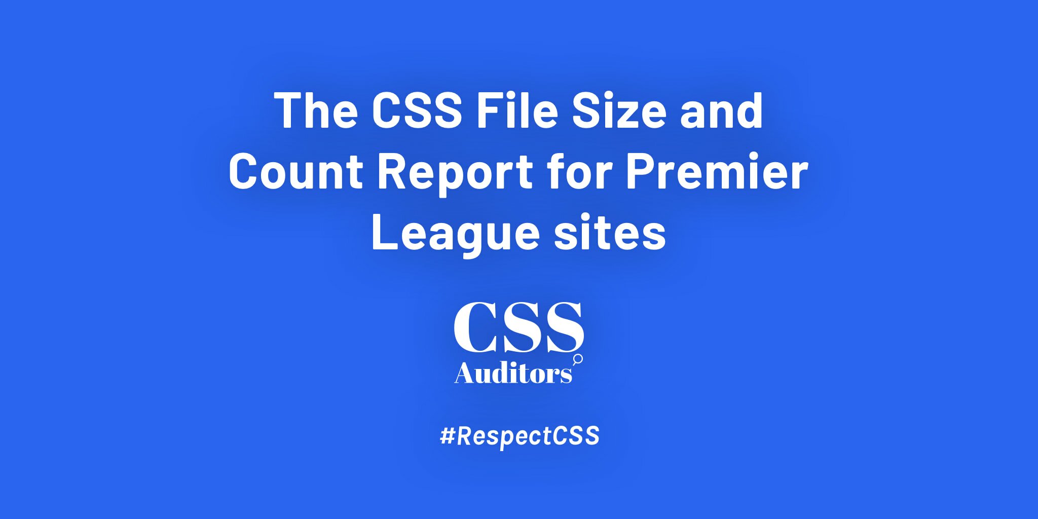 nucliweb's tweet card. In this report, we are going to focus on the size of CSS. The aim of the report is to understand how much CSS code is needed to build a site.