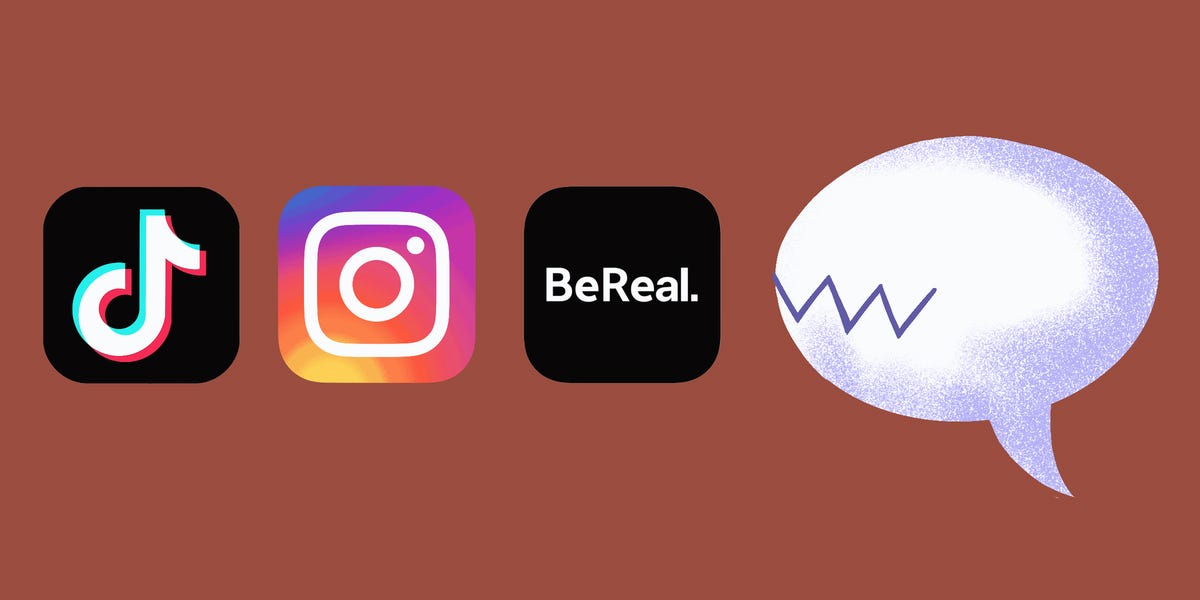 steveintro's tweet card. Social media is on the decline. Instagram is all ads. No one's posting on BeReal. TikTok is for influencers. The new place for sharing: group chats.