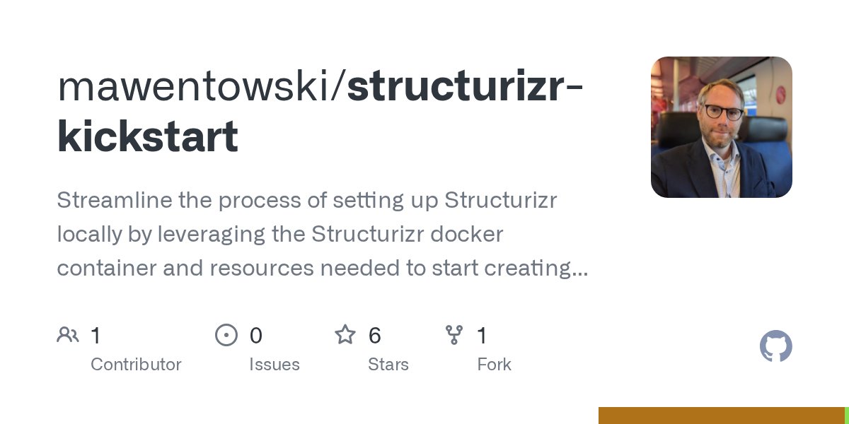 DocsGeek's tweet card. Streamline the process of setting up Structurizr locally by leveraging the Structurizr docker container and resources needed to start creating diagrams quickly. - mawentowski/structurizr-kickstart
