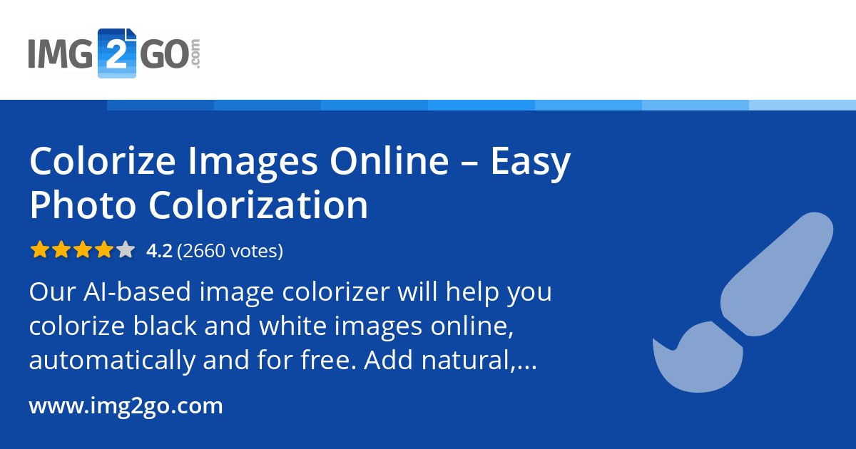 Groky3388's tweet card. Our AI-based image colorizer will help you colorize black and white images online, automatically and for free. Add natural, realistic colors to old photographs.