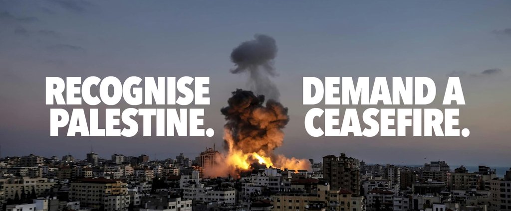 chris_p_hansen's tweet card. We call for an end to the occupation of Palestine and a just and sustainable peace in accordance with UN Security Council resolutions, including the removal of illegal settlements, the withdrawal...