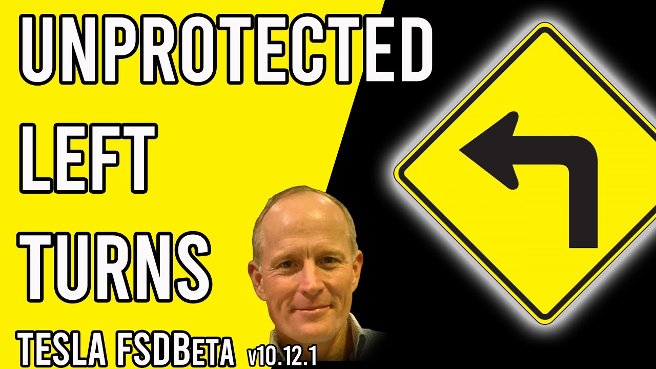 khkim33's tweet card. FSDBeta v10.12.1 - Unprotected Left Turns