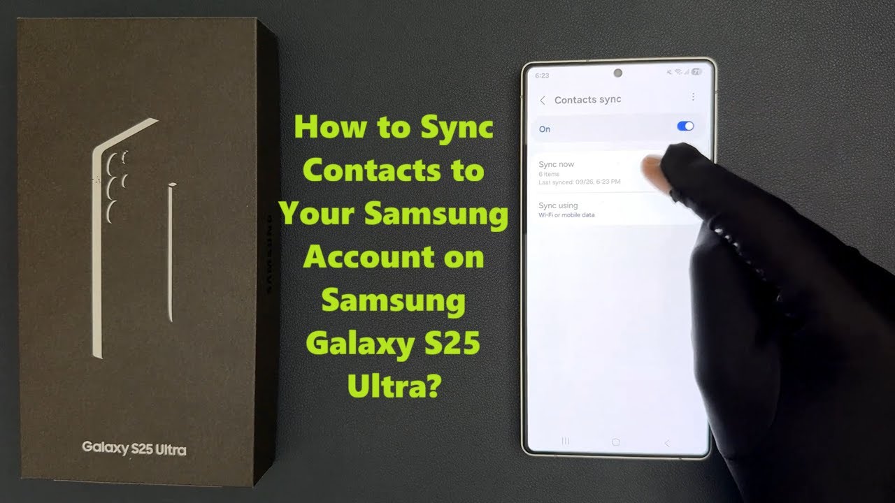 TechMeSpot's tweet card. How to Sync Contacts to Your Samsung Account on Samsung Galaxy S25...