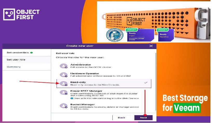TechDArchive's tweet card. Explore Understanding User Roles and Access Control in Object First OOTBI for secure and efficient backup management