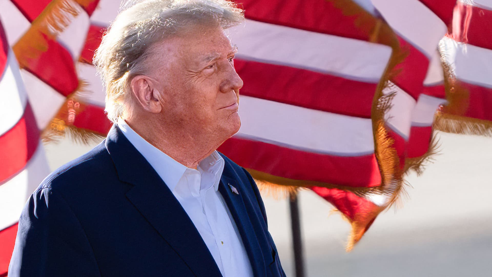 CNBC's tweet card. Donald Trump is seeking the Republican presidential nomination while facing four criminal probes, one that relates to a hush money payment to a porn star.