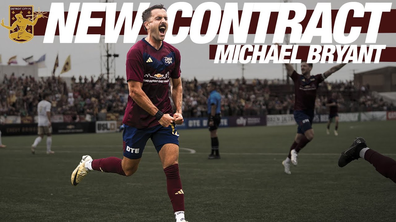 EliteCommand's tweet card. Michael Bryant Signs Two Year Contract Extension at Detroit City FC!