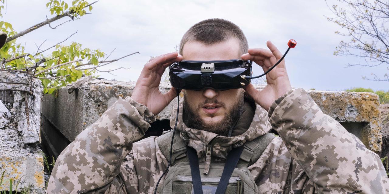 WSJ's tweet card. Kyiv has established dedicated units to launch remotely piloted attacks that are charting the future of combat.