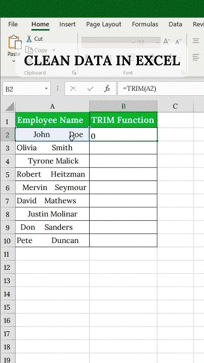 JB5453's tweet card. Excel Hack: Remove Extra Spaces Instantly! (TRIM Formula)