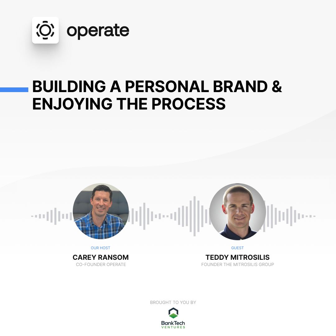 ransomthoughts's tweet card. I'm fortunate to be able to record Operate Podcast conversations with both longtime friends, as well as new acquaintances. And in every case it's an adventure. I was excited to meet and chat with...