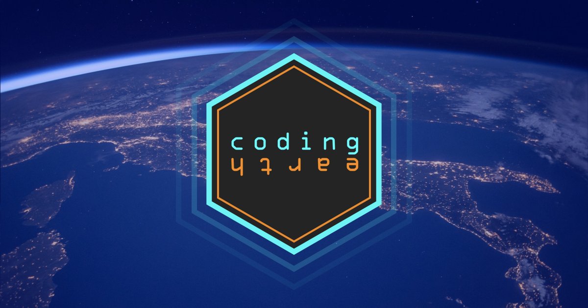 coding_earth's tweet card. coding earth is a meetup community for developers