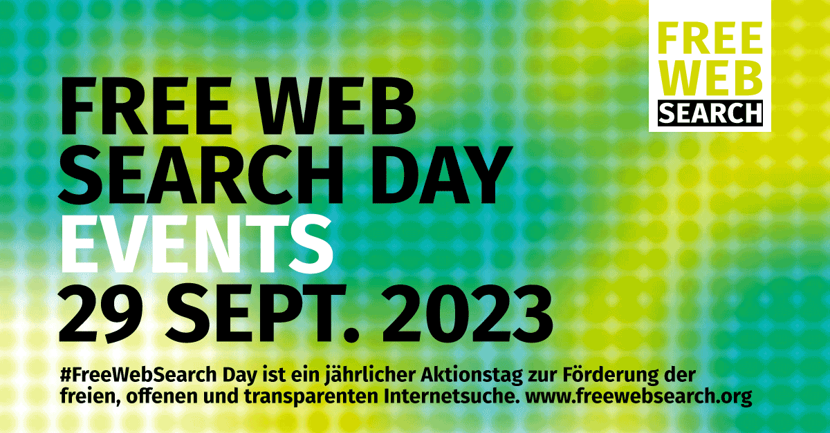openwebsearch's tweet card. Events - #freewebsearch