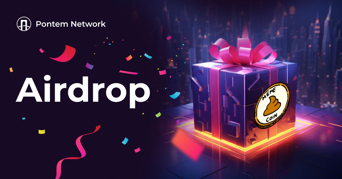 PontemNetwork's tweet card. We’re airdropping tokens to loyal Pontem supporters across Ethereum, Solana and Aptos. Connect your wallets below to get rewarded.