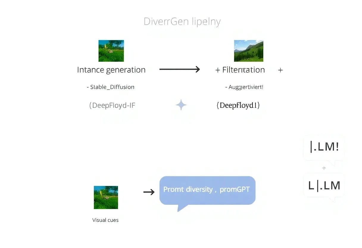 hackernoon's tweet card. DiverGen reduces distribution bias in instance segmentation by diversifying generative data among models, prompts, and categories.