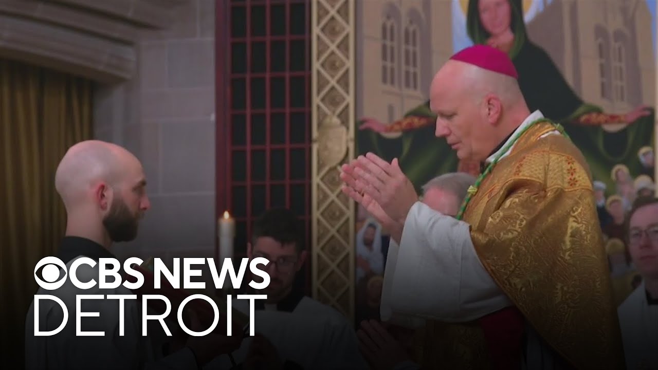 PositiveEnergyB's tweet card. Archdiocese of Detroit announces restructuring