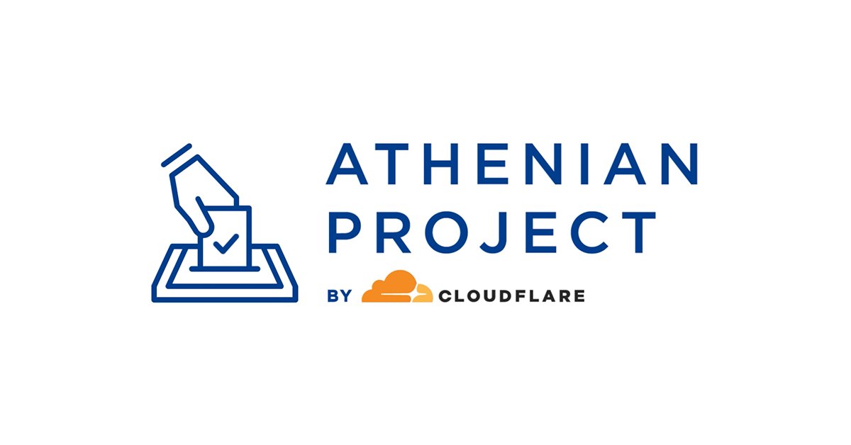 ncreen_same's tweet card. The Athenian Project provides free security and reliability tools to state and local governments to help ensure constituents have access to election and voter registration information.