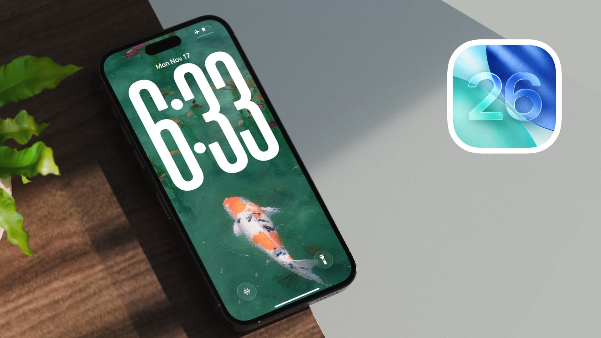 iDownloadBlog's tweet card. Check out these six easy ways to personalize the look of the Lock Screen clock on your iPhone or iPad running iOS 26 or iPadOS 26.