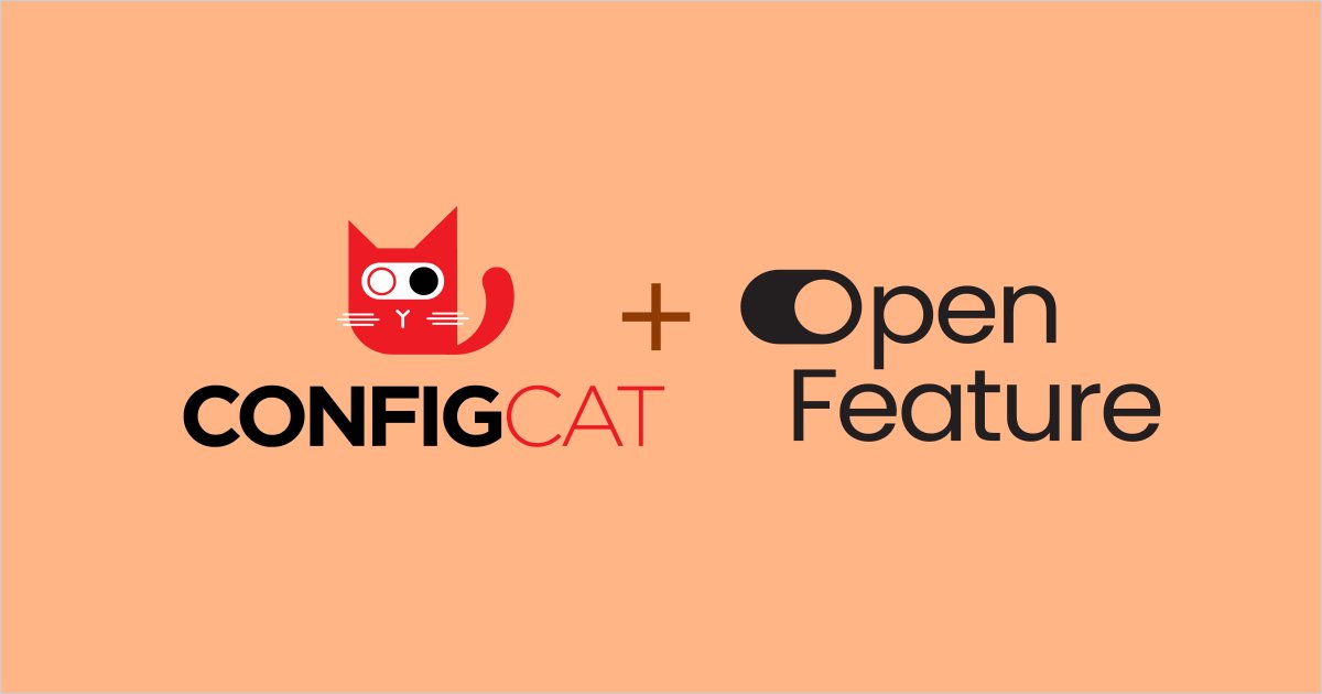 ConfigCat's tweet card. ConfigCat now officially supports OpenFeature! Learn why this is great news and read the step-by-step guide on integrating OpenFeature into an existing app.